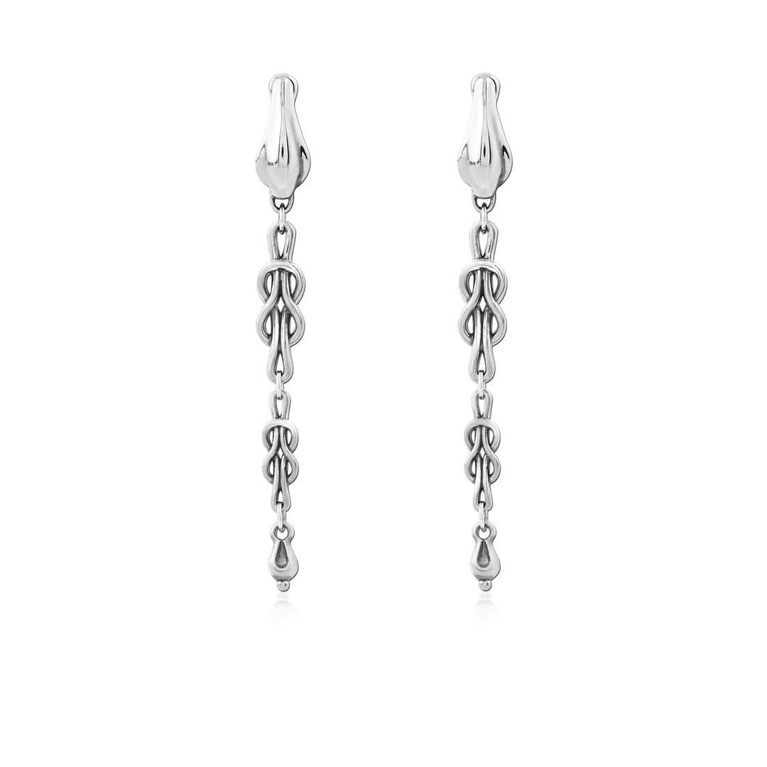 A&O Thalia Silver Dangle Earrings