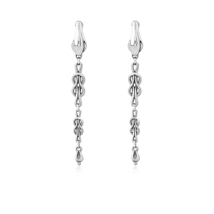 A&O Thalia Silver Dangle Earrings