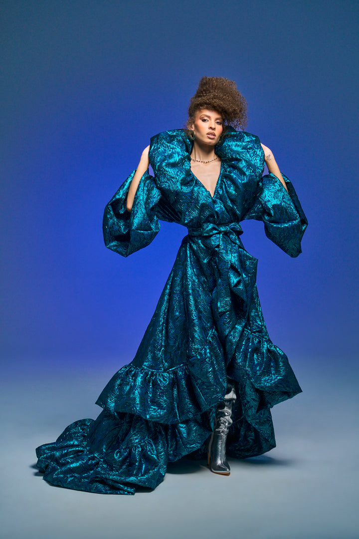 Manhattan Opera Coat Gown Custom in "Rusalka"