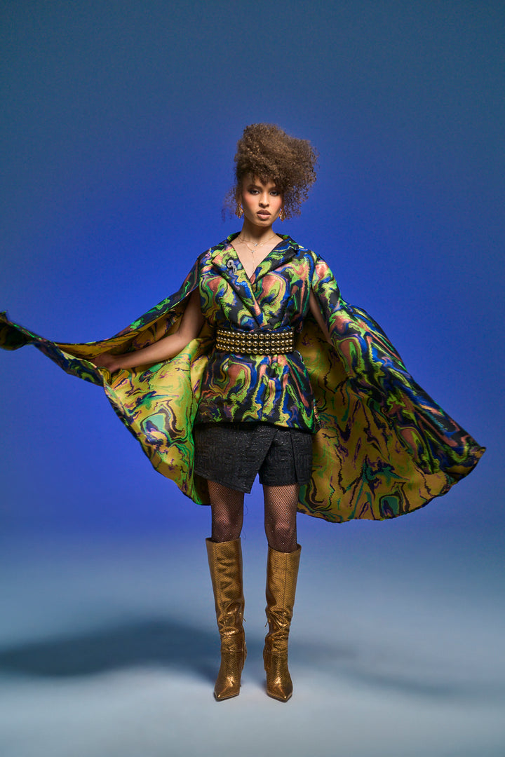 Jacquard Jape in "Brat Marble"