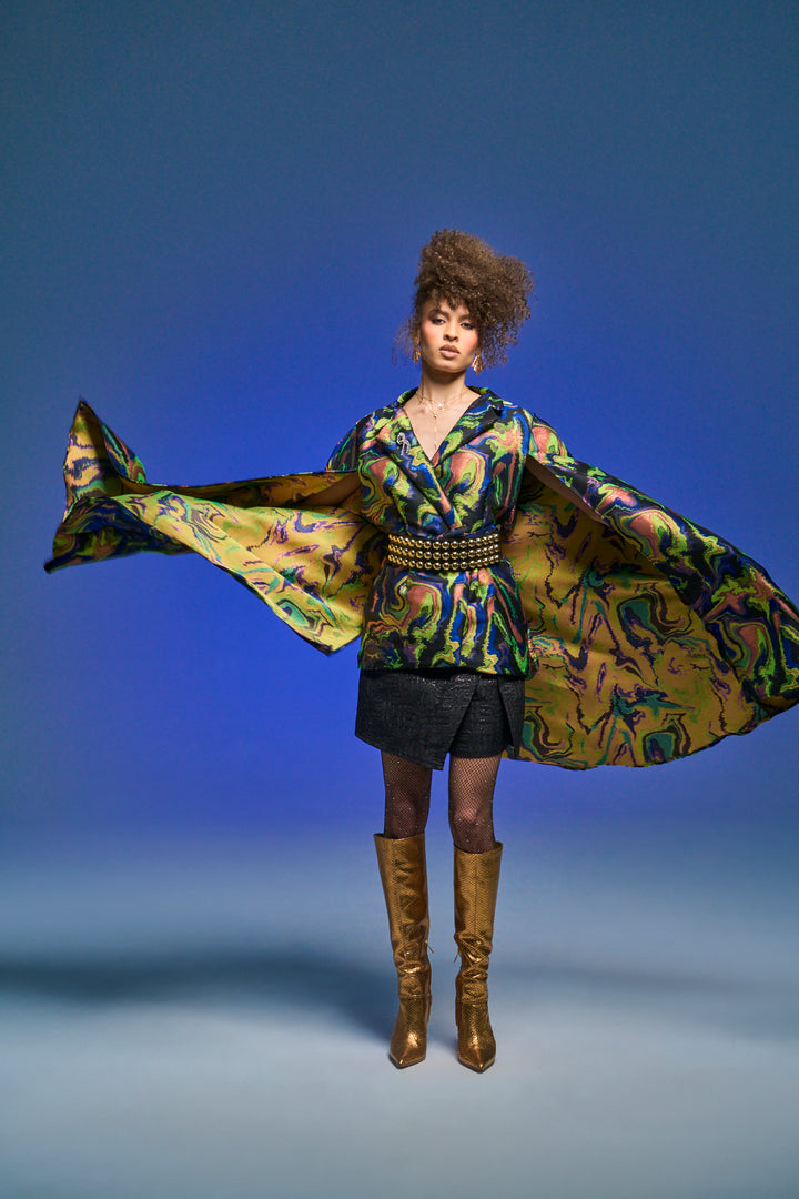 Jacquard Jape in "Brat Marble"