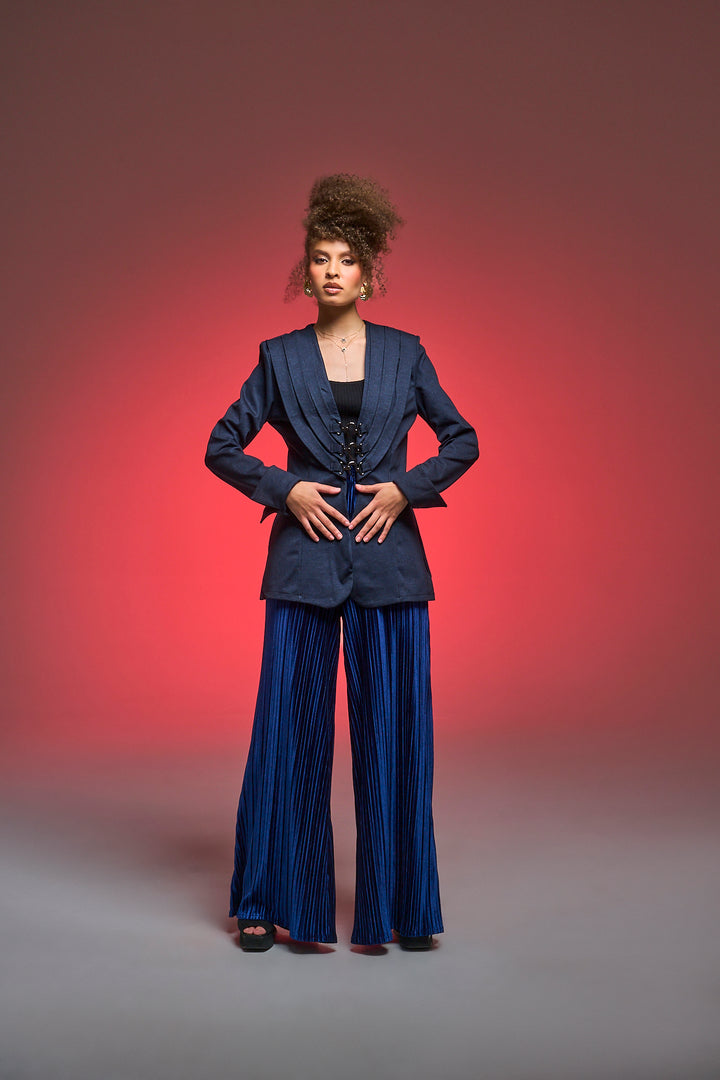 Sartorialist Ponte Blazer in "Denim”