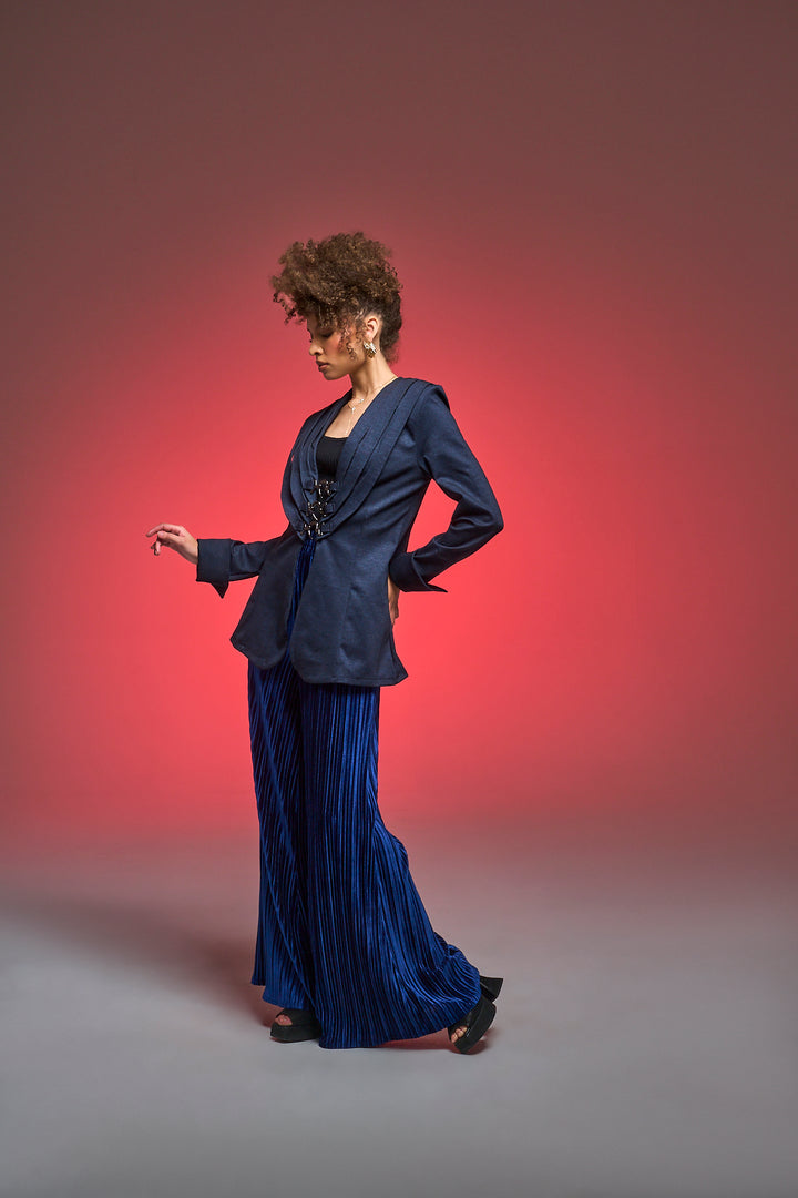 Sartorialist Ponte Blazer in "Denim”