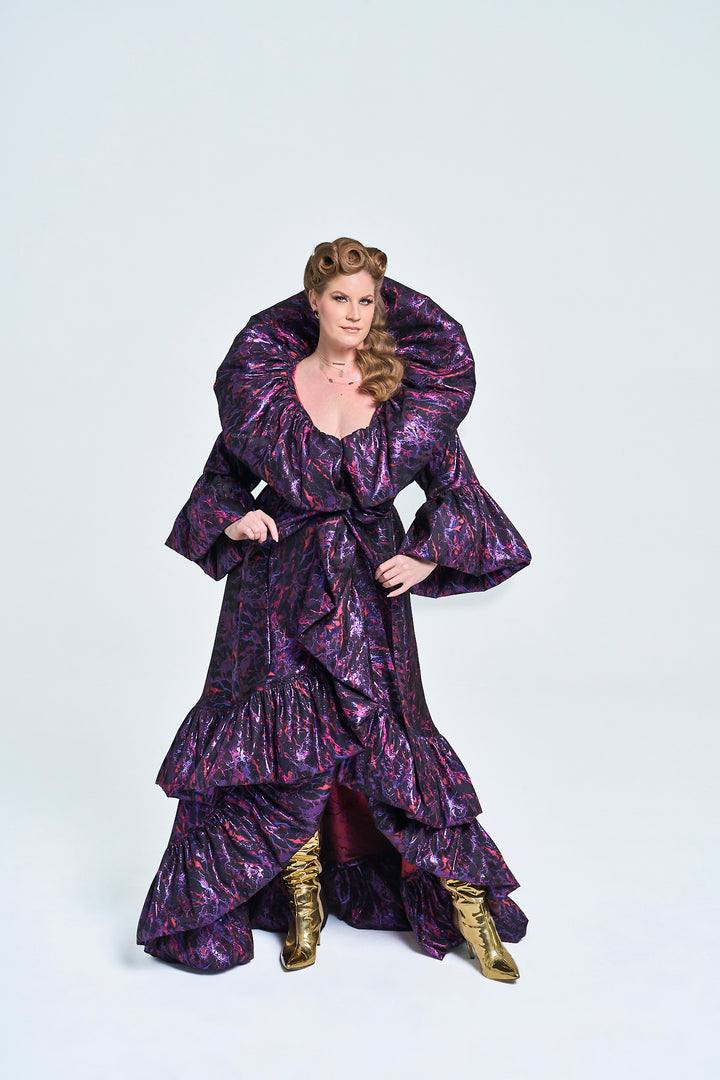 Manhattan Opera Coat Gown Custom in "Brunette”