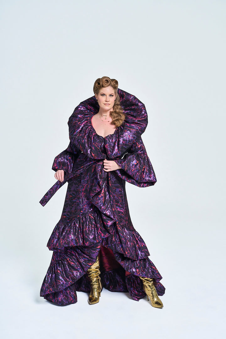 Manhattan Opera Coat Gown Custom in "Brunette”