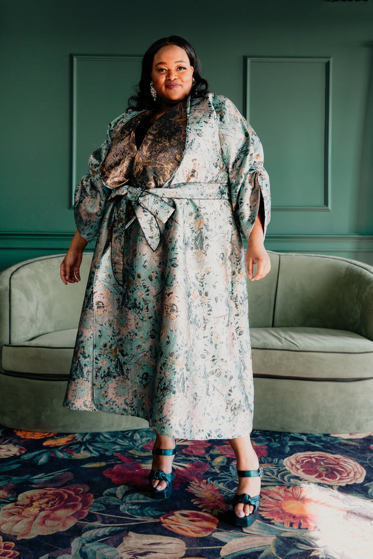 Parisian Coat in "Lucia di Lammermoor" (Seafoam)
