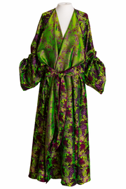 Parisian Coat in "Daphne" (Purple and Green)