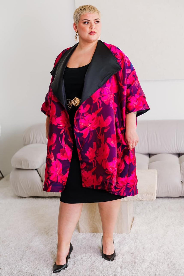 Reversible Opera Coat in "La Gazzetta"