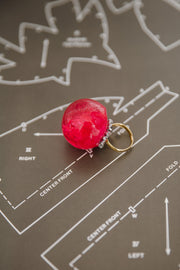 Magenta Lollipop Ring