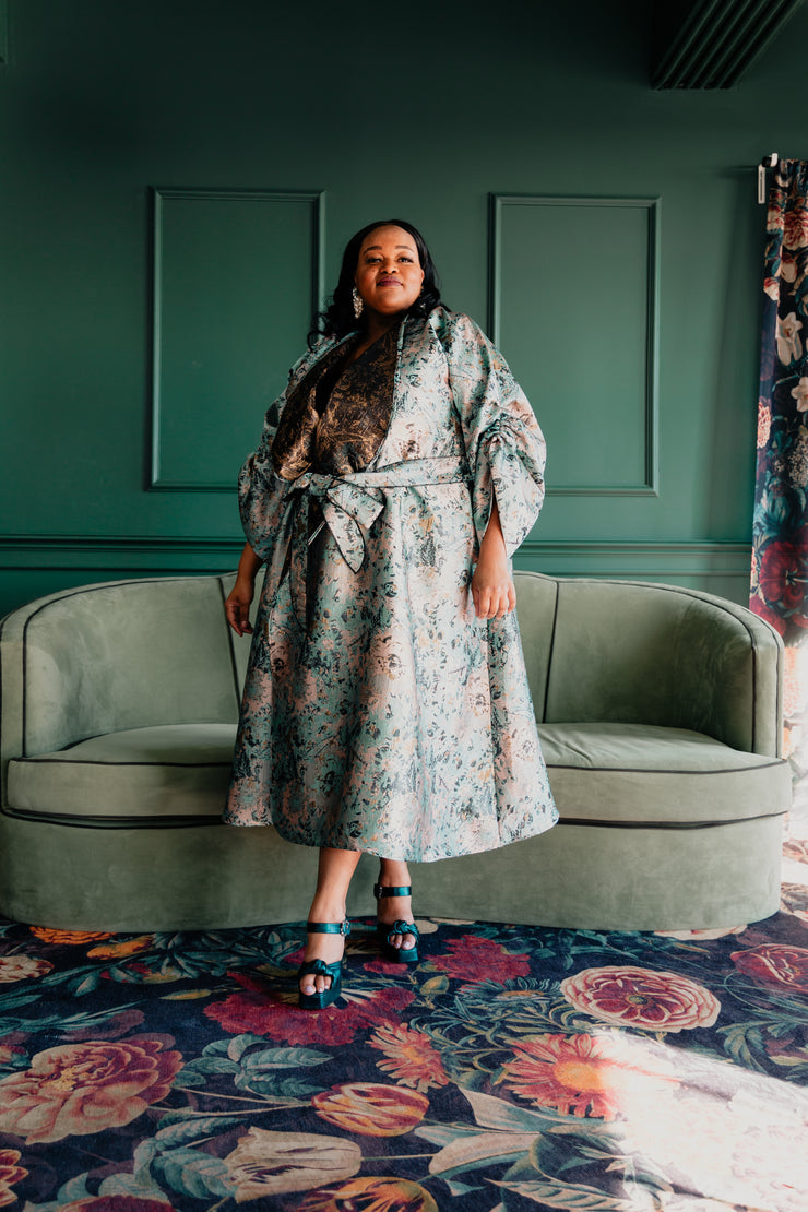 Parisian Coat in "Lucia di Lammermoor" (Seafoam)