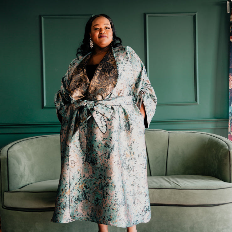 Parisian Coat in "Lucia di Lammermoor" (Seafoam)