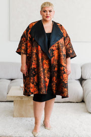 Reversible Opera Coat in "La Straniera"