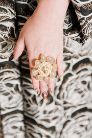 Lion Natural Gemstone Ring