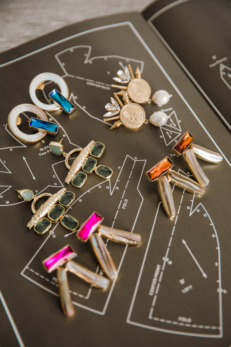 Zola Magenta Earrings