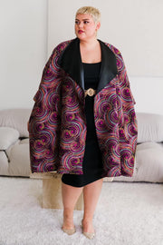 Reversible Opera Coat in "Odyssey"