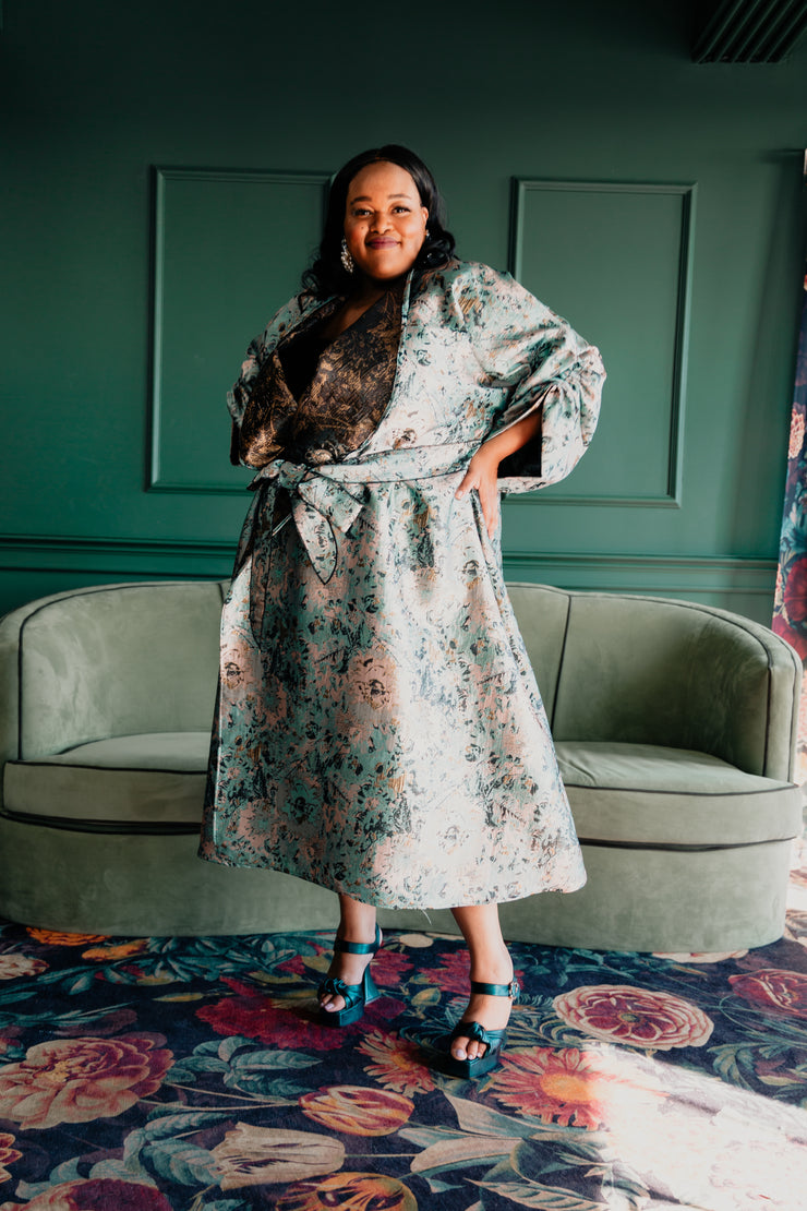 Parisian Coat in "Lucia di Lammermoor" (Seafoam)
