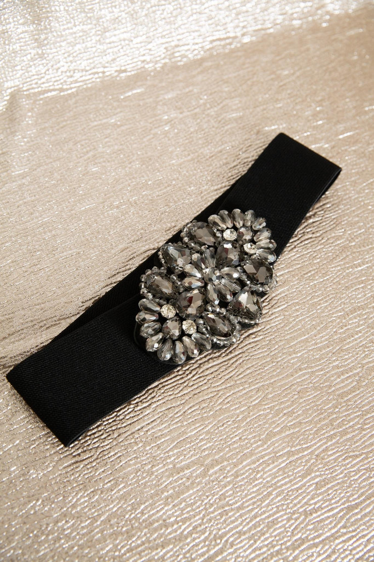 Floral Essence Belt (Black)