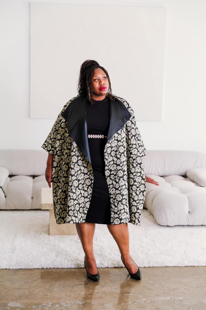 Reversible Opera Coat in "Vanessa"