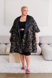 Reversible Opera Coat in "Seedbead"