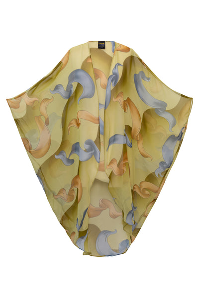 Coloratura Cape in "Olive Swirl"