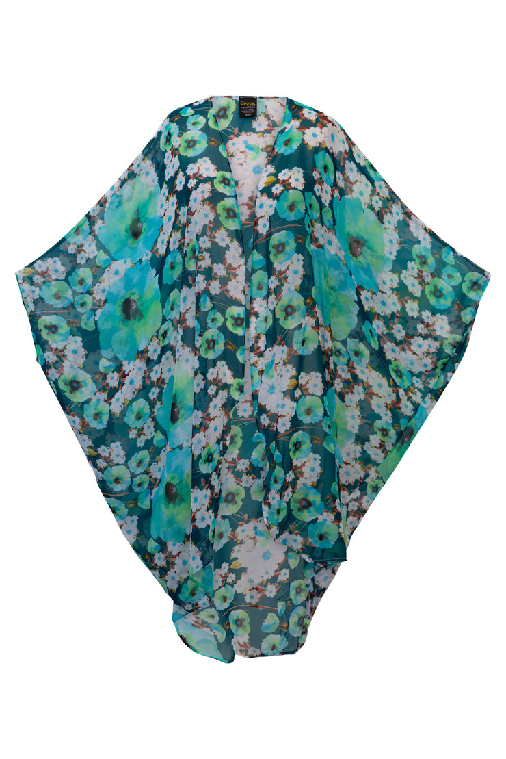 Coloratura Cape in "Teal Garden"