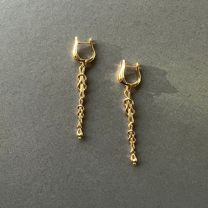 A&O Thalia Gold Dangle Earrings