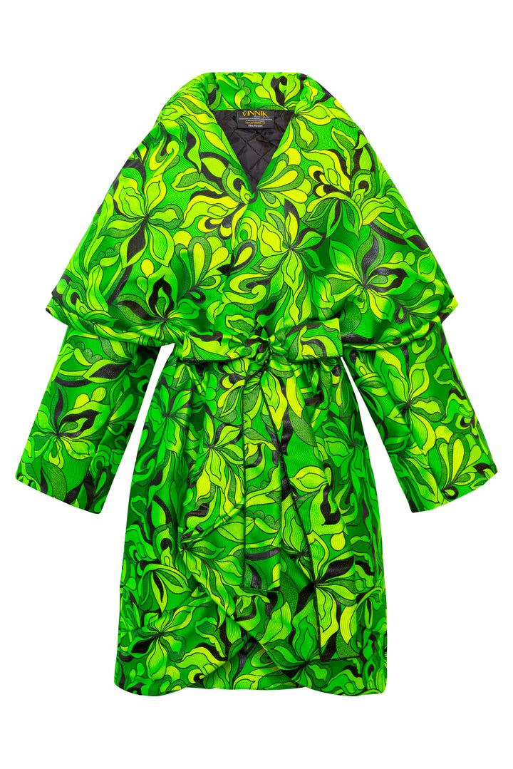 Cocoon Coat in "Verdi"