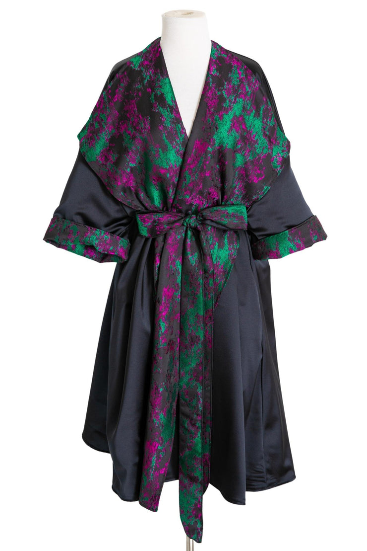 "Maometto" Reversible Opera Coat (Pink & Green)