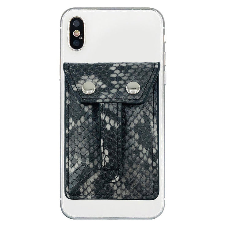 Phone Wallet (Grey Snakie)