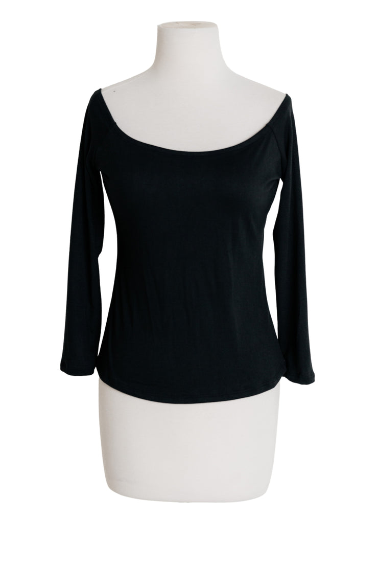 Shoulder Smolder Top (Black)