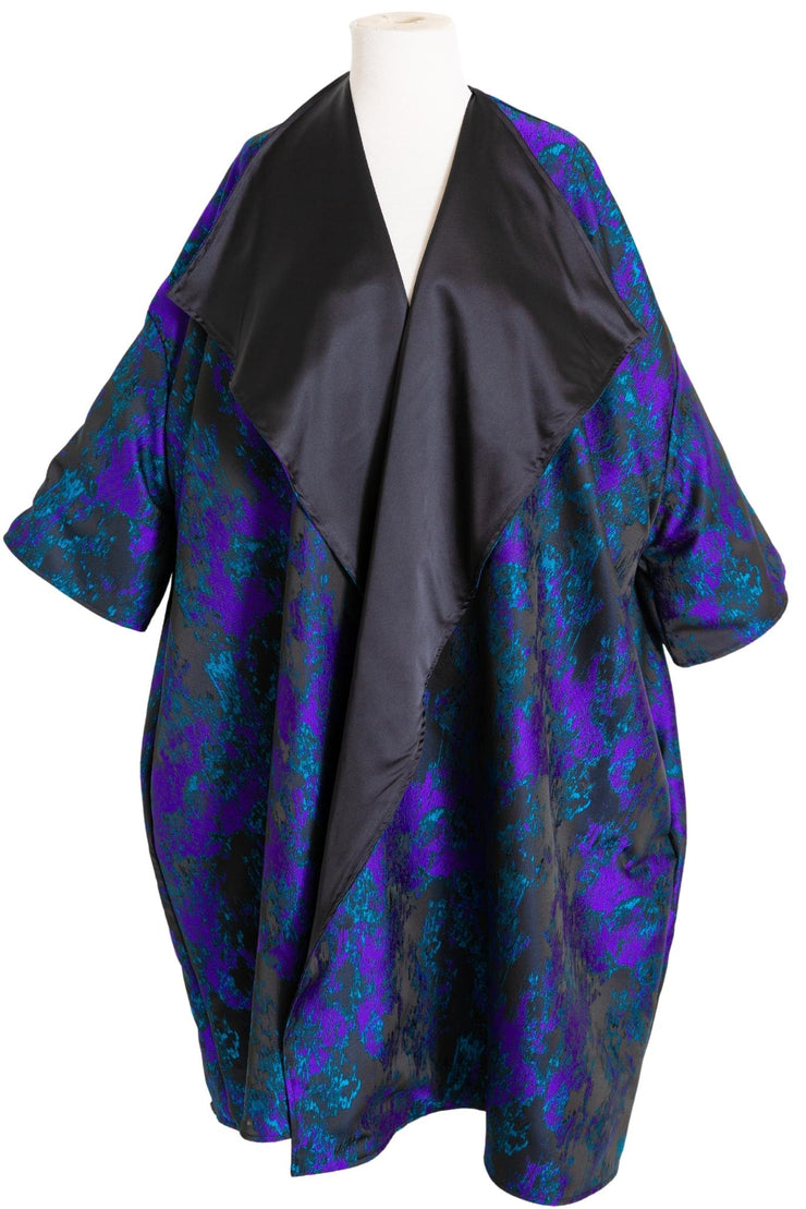 "Maometto" Reversible Opera Coat (Blue & Purple)