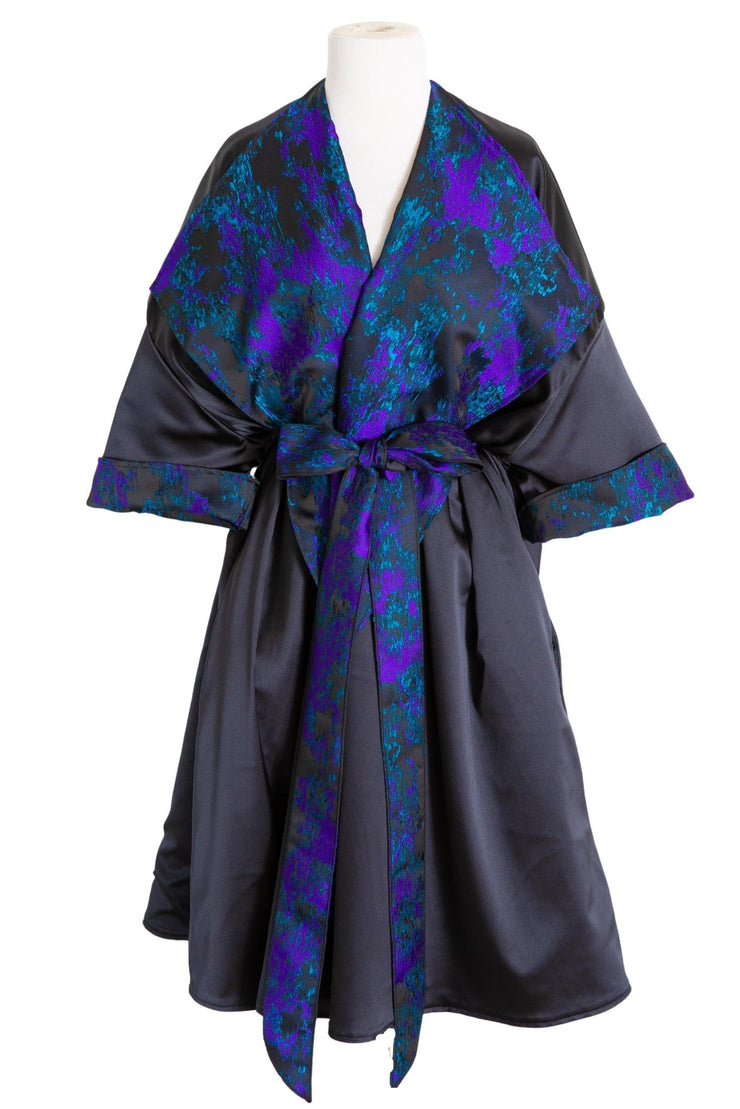 "Maometto" Reversible Opera Coat (Blue & Purple)