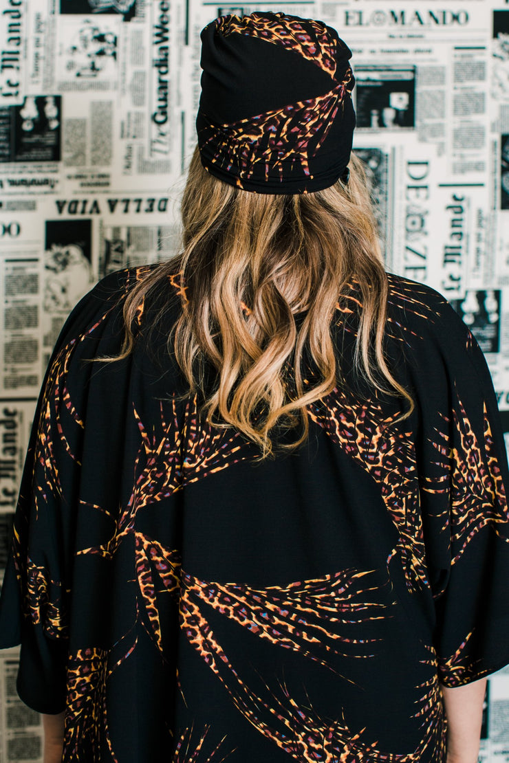 Turban “Leopard Palms"