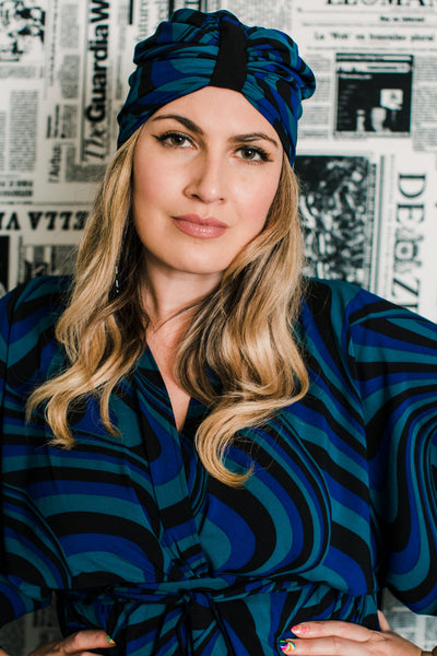 Turban “Deep Blue Sea"