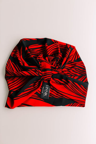 Turban “Can't Take Me Anywhere" (Red)