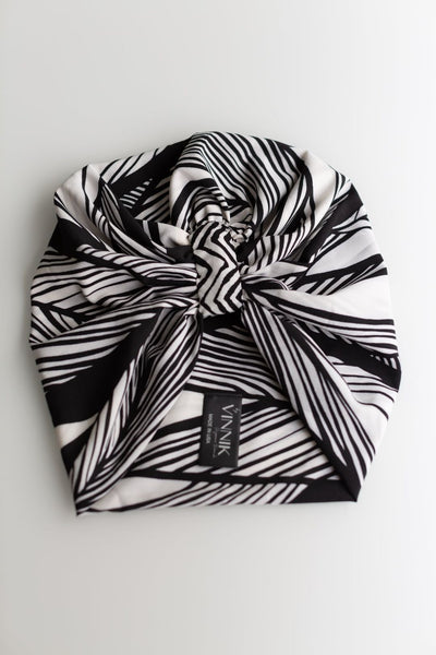 "Can't Take Me Anywhere" Turban (White)