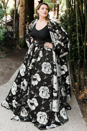 Gala Skirt in B&W "Pagliacci"