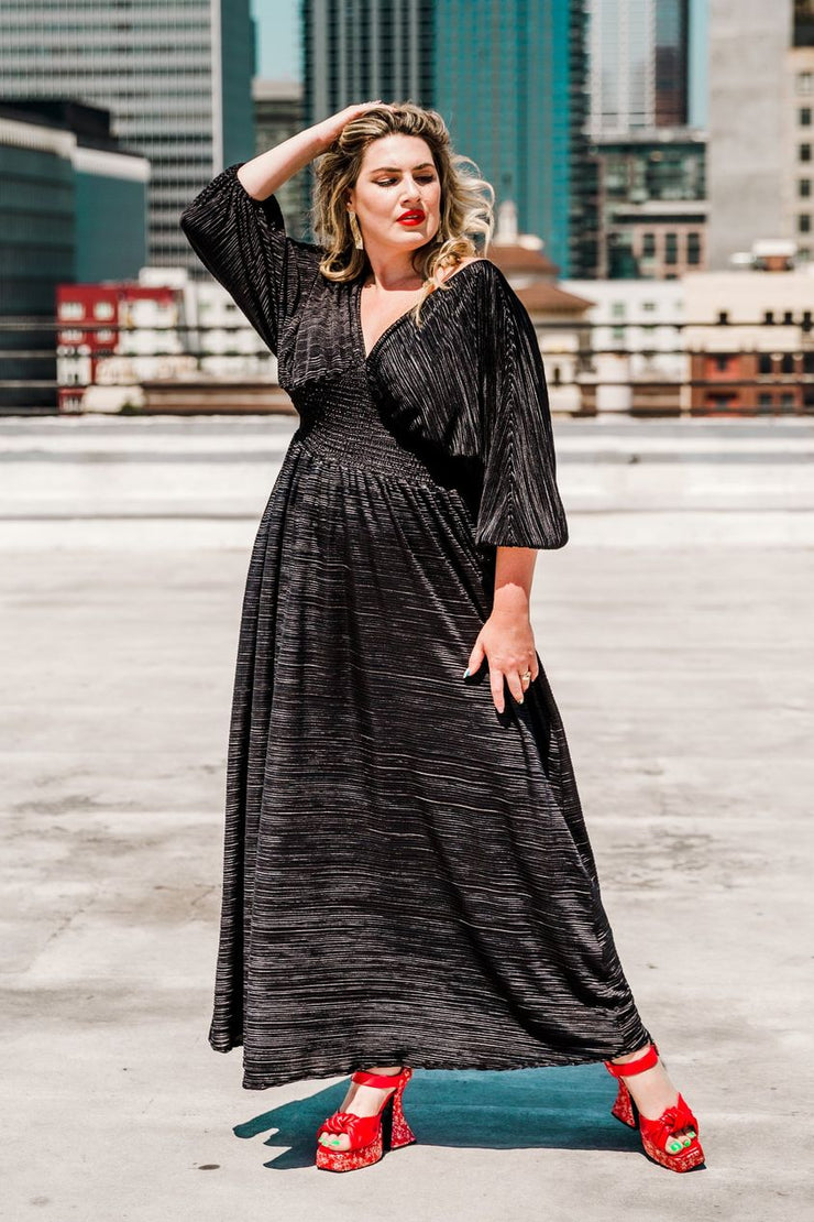 Colla Voce Dress “Black Slink”