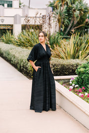 Colla Voce Dress “Black Slink”
