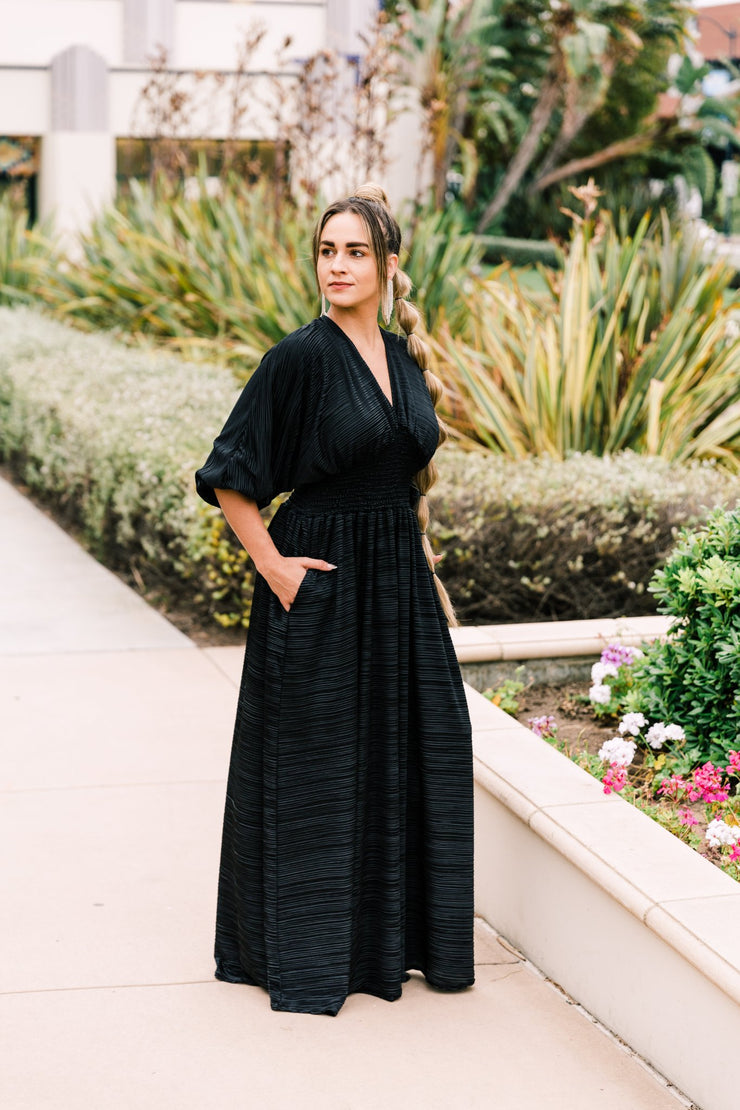 Colla Voce Dress “Black Slink”