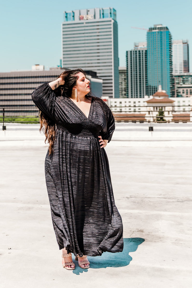 Colla Voce Dress “Black Slink”