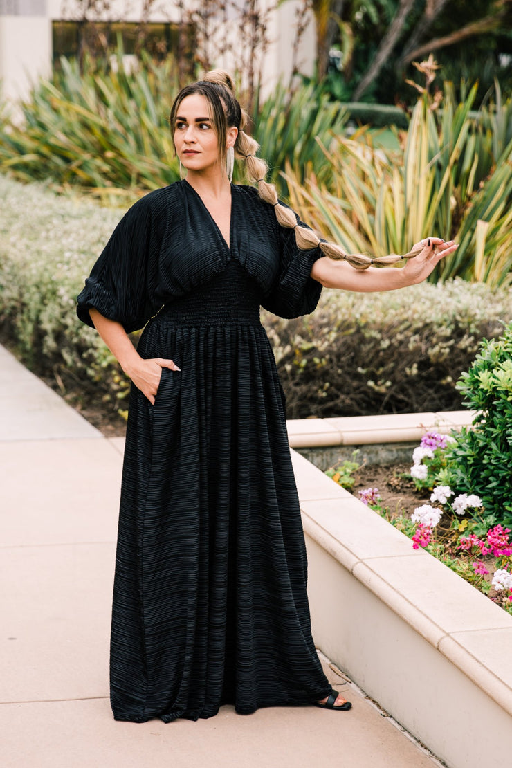 Colla Voce Dress “Black Slink”