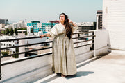 “Gold Slink” Colla Voce Dress