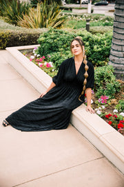 Colla Voce Dress “Black Slink”