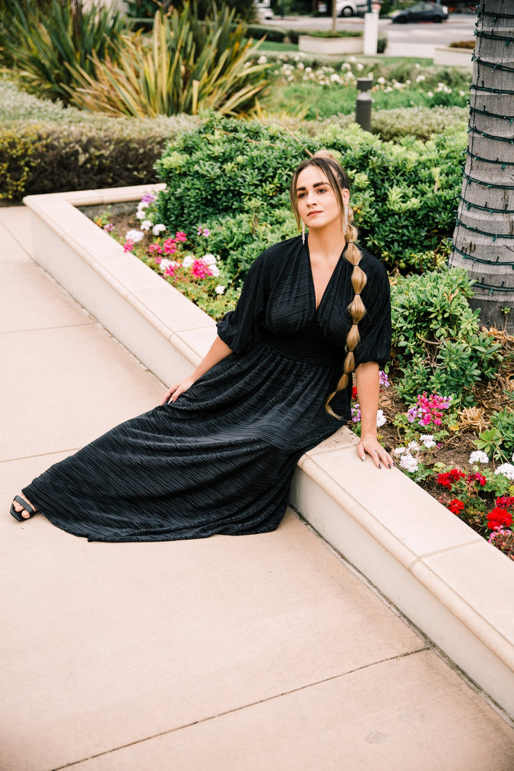 Colla Voce Dress “Black Slink”
