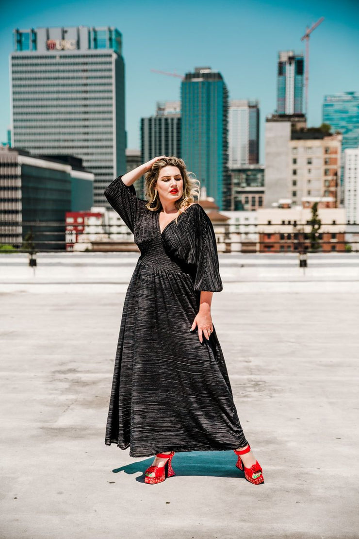 Colla Voce Dress “Black Slink”