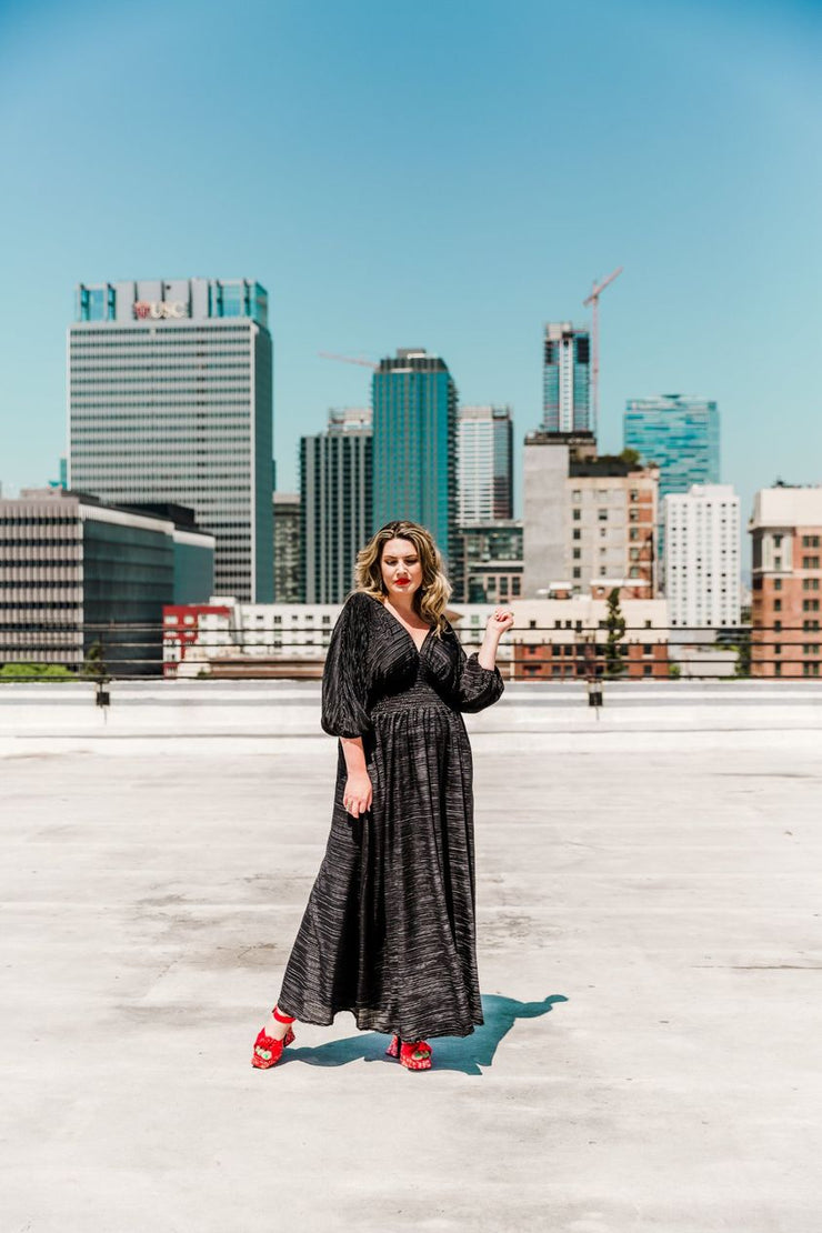 Colla Voce Dress “Black Slink”