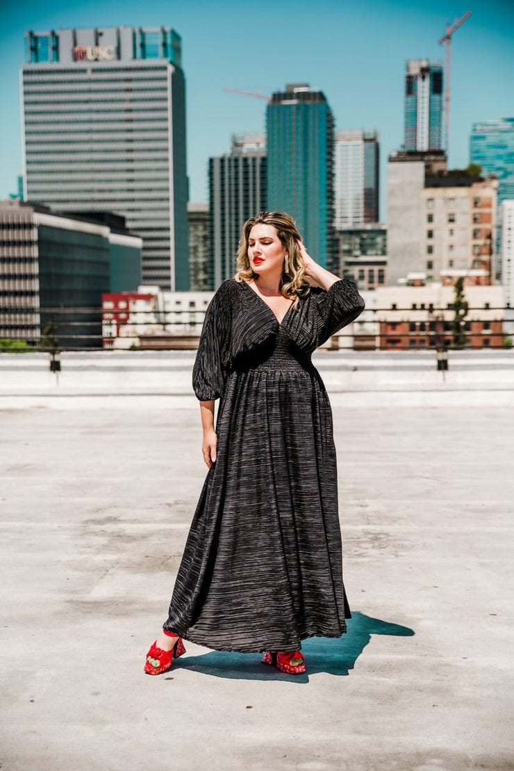Colla Voce Dress “Black Slink”