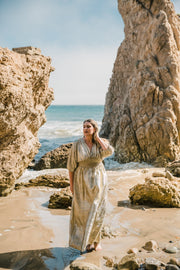 “Gold Slink” Colla Voce Dress