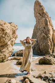 “Gold Slink” Colla Voce Dress